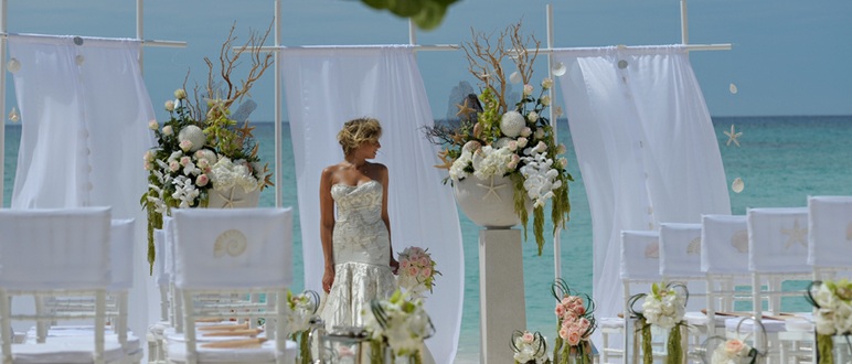 Carribean island wedding photos